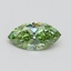 1.00 Ct. Fancy Vivid Green Marquise Lab Grown Diamond
