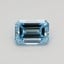 0.35 Ct. Fancy Intense Blue Emerald Lab Grown Diamond