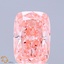 2.11 Ct. Fancy Vivid Pink Cushion Lab Grown Diamond