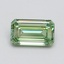 1.00 Ct. Fancy Vivid Green Emerald Lab Grown Diamond