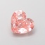 1.94 Ct. Fancy Vivid  Pink Heart Lab Grown Diamond