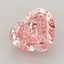 2.50 Ct. Fancy Vivid  Pink Heart Lab Grown Diamond
