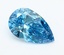 1.49 Ct. Fancy Vivid  Blue Pear Lab Grown Diamond