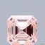 3.21 Ct. Fancy Intense Pink Asscher Lab Grown Diamond