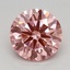 0.96 Ct. Fancy Vivid Pink Round Lab Grown Diamond