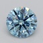 1.34 Ct. Fancy Vivid  Blue Round Lab Grown Diamond