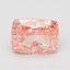 1.06 Ct. Fancy Vivid Pink Cushion Lab Grown Diamond