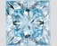 5.56 Ct. Fancy Blue Princess Lab Grown Diamond