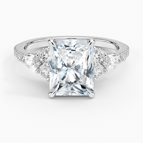 Luxe Marquise and Round Diamond Setting