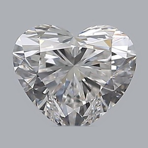Heart diamond — real photo