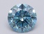0.99 Ct. Fancy Vivid Blue Round Lab Grown Diamond