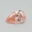 0.31 Ct. Fancy Vivid Pink Pear Lab Grown Diamond