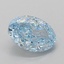 1.04 Ct. Fancy Vivid Blue Oval Lab Grown Diamond