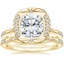 18K Yellow Gold Cinta Art Deco Diamond Ring with Cinta Art Deco Diamond Ring