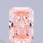 8.00 Ct. Fancy Vivid Pink Radiant Lab Grown Diamond