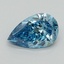 1.00 Ct. Fancy Vivid Blue Pear Lab Grown Diamond