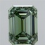 6.26 Ct. Fancy Vivid  Green Emerald Lab Grown Diamond