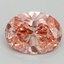 1.71 Ct. Fancy Vivid Pink Oval Lab Grown Diamond