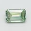 1.01 Ct. Fancy Intense Pacific Green Emerald Lab Grown Diamond
