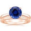 14K Rose Gold Dawn Diamond Ring with Petite Comfort Fit Wedding Ring