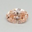 0.50 Ct. Fancy Vivid Pink Oval Lab Grown Diamond