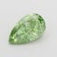 1.28 Ct. Fancy Vivid  Green Pear Lab Grown Diamond