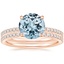 14K Rose Gold Luxe Ballad Perfect Fit Diamond Bridal Set