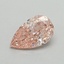 0.55 Ct. Fancy Intense Pink Pear Lab Grown Diamond