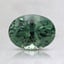 7.4x5.6mm Unheated Teal Oval Montana Sapphire
