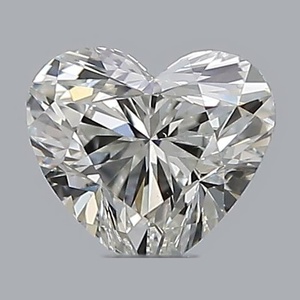 Heart diamond — real photo