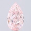 13.09 Ct. Fancy Intense  Pink Pear Lab Grown Diamond