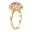 The Ediva Ring, smalltop view on a hand