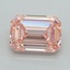 2.04 Ct. Fancy Intense  Pink Emerald Lab Grown Diamond