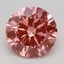 2.51 Ct. Fancy Vivid  Pink Round Lab Grown Diamond