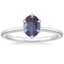 Platinum Petite Esme 1.5mm Ring, smalltop view