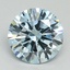 3.01 Ct. Fancy Intense Blue Round Lab Grown Diamond
