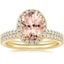 18KY Morganite Waverly Diamond Bridal Set (2/3 ct. tw.), smalltop view