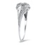 The Linsey Ring, smalltop view on a hand