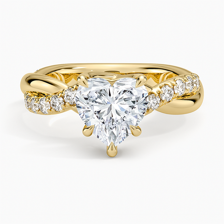 Cascade Twisted Diamond Ring