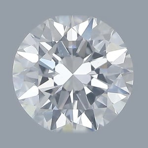 Round diamond — real photo