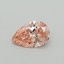0.30 Ct. Fancy Vivid Pink Pear Lab Grown Diamond