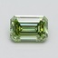 1.52 Ct. Fancy Vivid Green Emerald Lab Grown Diamond