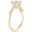 18K Yellow Gold Petite Marseille Diamond Ring (1/6 ct. tw.), smallside view