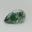 0.40 Ct. Fancy Vivid Green Pear Lab Grown Diamond