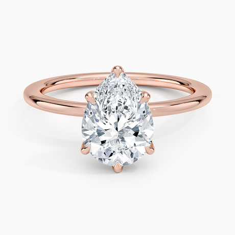 14K Rose Gold Esme Perfect Fit Solitaire Ring
