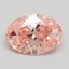 1.85 Ct. Fancy Vivid Pink Oval Lab Grown Diamond
