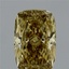 4.20 Ct. Fancy Vivid Yellow Cushion Lab Grown Diamond