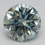 2.10 Ct. Fancy Intense Green Round Lab Grown Diamond