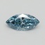 0.54 Ct. Fancy Vivid Blue Marquise Lab Grown Diamond
