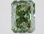 3.09 Ct. Fancy Vivid Green Radiant Lab Grown Diamond